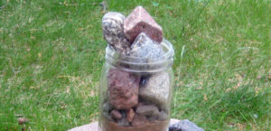 Life stones, pebbles and sand